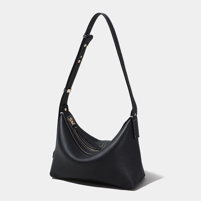 Genuine Leather Women s Crossbody and Shoulder Bag with Top Layer Cowhide