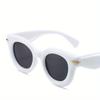 Inflated Round Punk Sunglasses Women Men Y2k Sports Glasses for Ladies Vintage Steampunk Eyewear Shades