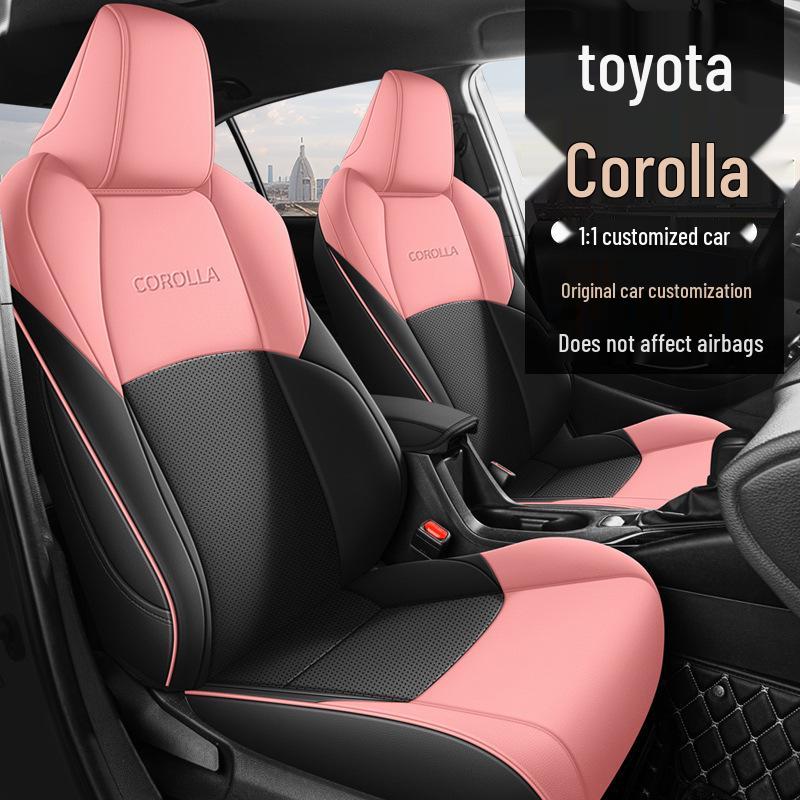 Universal All-Season Seat Covers for Toyota Corolla, Fits Dual-Engine Models, Fully Enclosed Car Seat Cushions