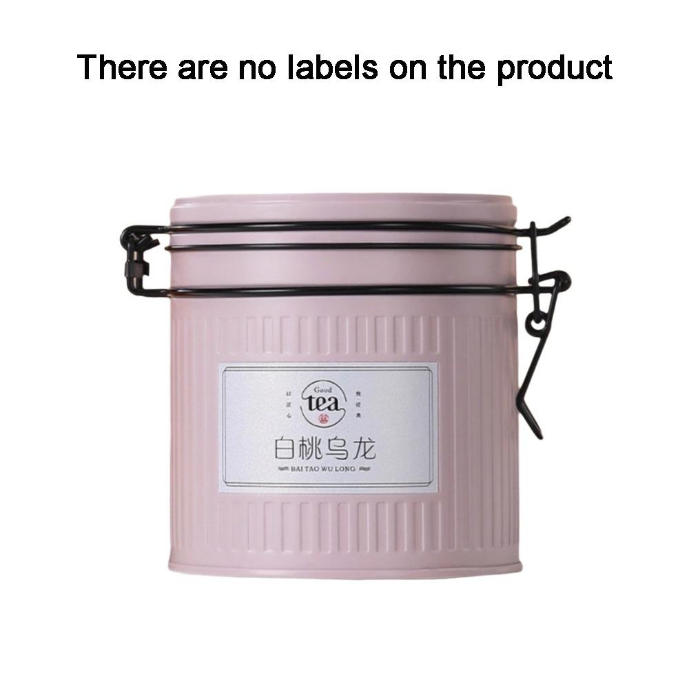 Tinplate Tea Tin Can Round Candy Jar Multi-functional Tea Packaging Box  Coffee