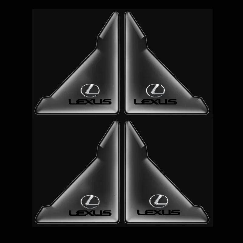 Car Door Anti-collision Corner Protectors Stickers Accessories For Lexus LS LC IS350 ES300 GS350 CT200h GX460 LX570 RX500h NX300