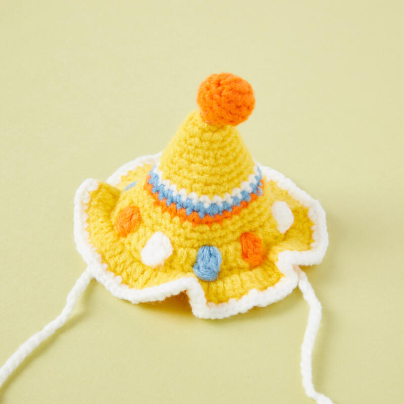 

PET drop knit hat yellow (26028387)