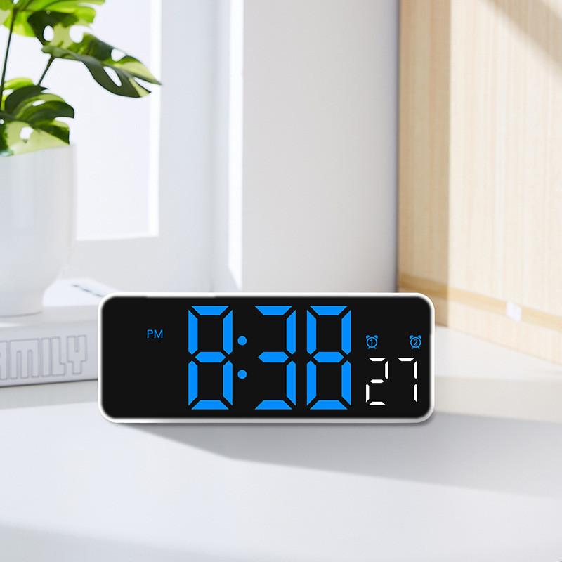 Minimalist Digital Alarm Clock With Temperature Display For Bedroom Decor