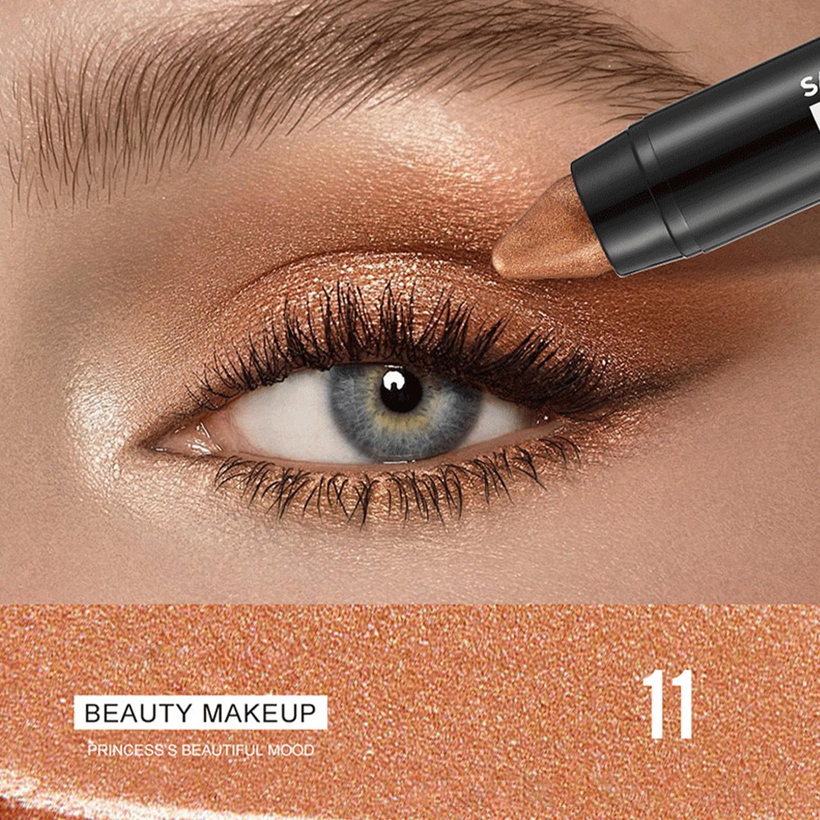 

Олівець для тіней Smokey Eye, Матовий фініш та Водостійкий - Стік-шиммер для натурального повсякденного макіяжу, Світлий Стійкий Моно One Size