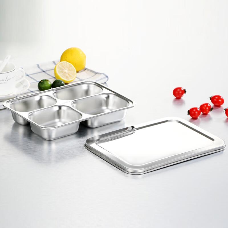 Kids 304 Stainless Steel Divided Lunch Tray