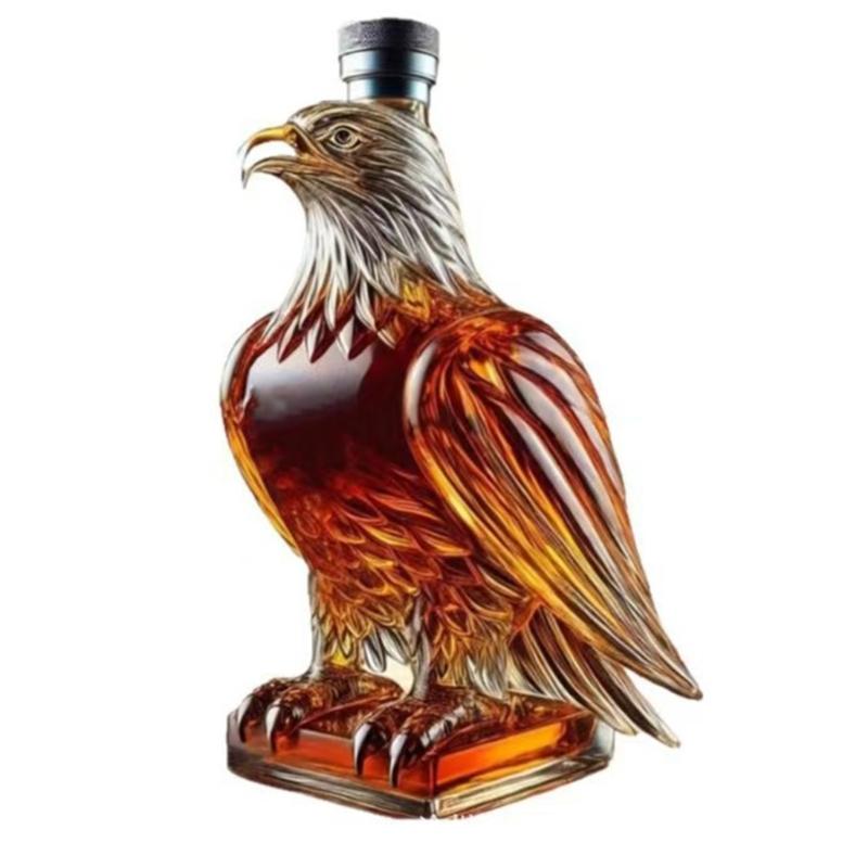 300ml Capacity Decanter Whiskeys Container Distinctive Glede Shaped Glass Liquor Bottle Themed Party Accessory
