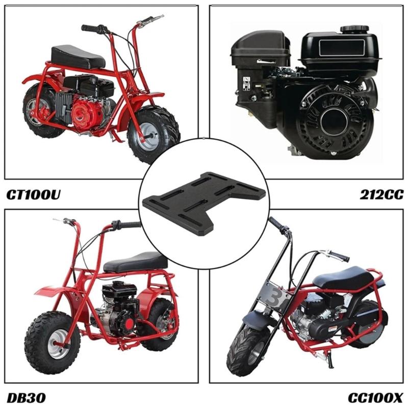 Engine Mounting Support Bracket Adapter Holder For 2.5hp 2.8hp Motovox Mini Bike Go Kart Doodlebug 79cc 97cc 98cc 100cc