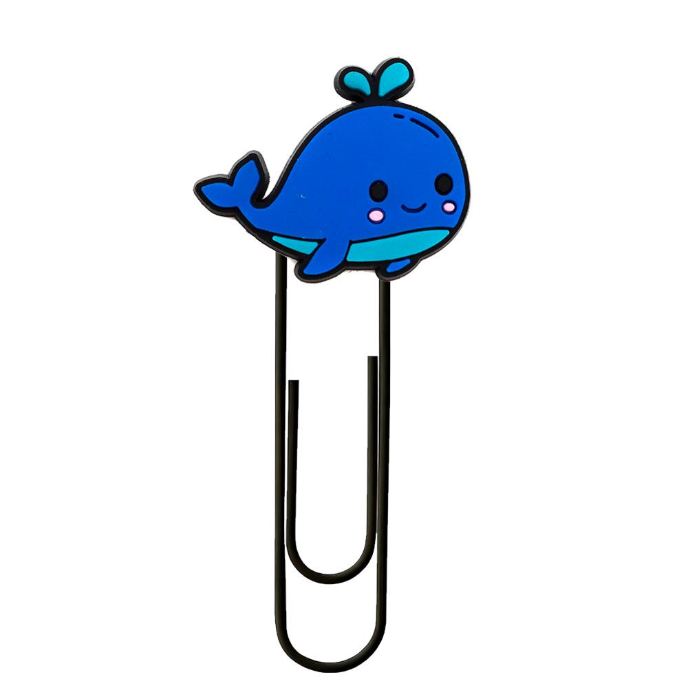 Small Animal Cartoon PVC Paper Clip Bookmark Spinner - Cute DIY Office Decoration