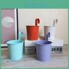 Flower Hanging Metal Pots Plant Bucket Hoolder Garden Fence Decor Removable Hook