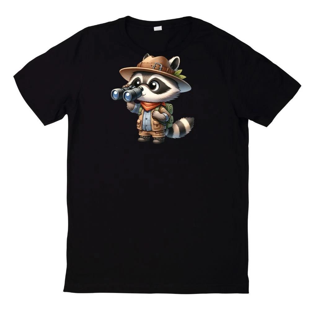 T-Shirt Süßer Waschbär Lustig Racoon Motiv XXXL