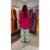 Indiase Bollywood Etnische Kurti Palazzo Set Dames Designer Top Kurta Set Jurk