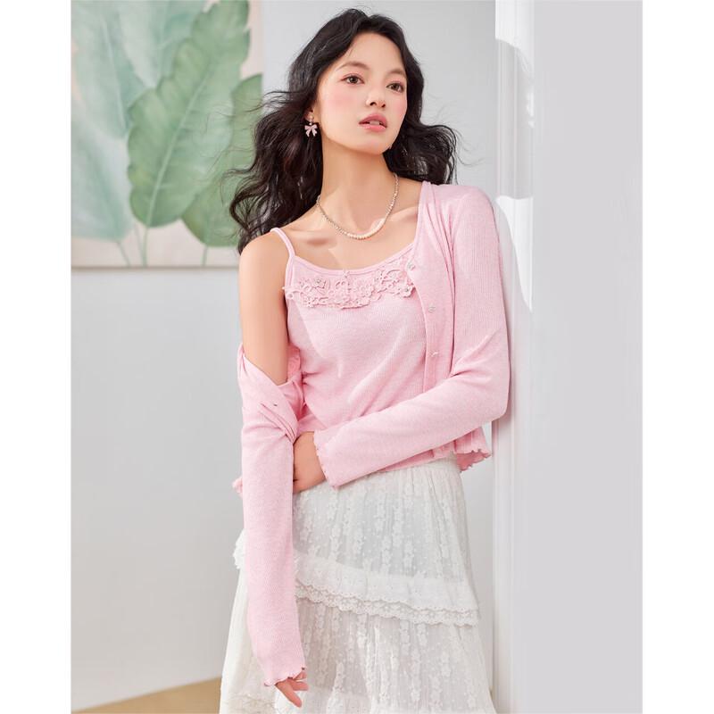 

IEF 2026 Spring Korean Style Two-Piece Top Set S