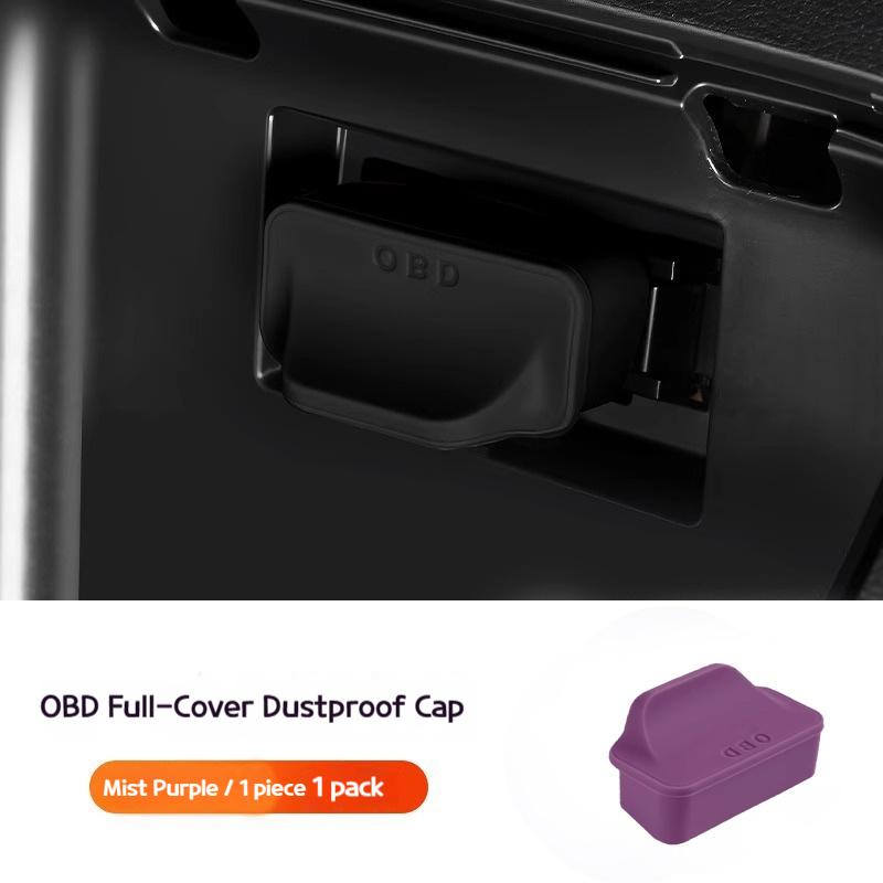 Car General OBD Silicone dust-proof and waterproof protective cover for computer diagnostic interface interior accessories