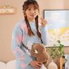 Large Capacity Children Backpack Doll Animal Shoulder Bag Soft Plush Bear Crossbody Bag  Gift