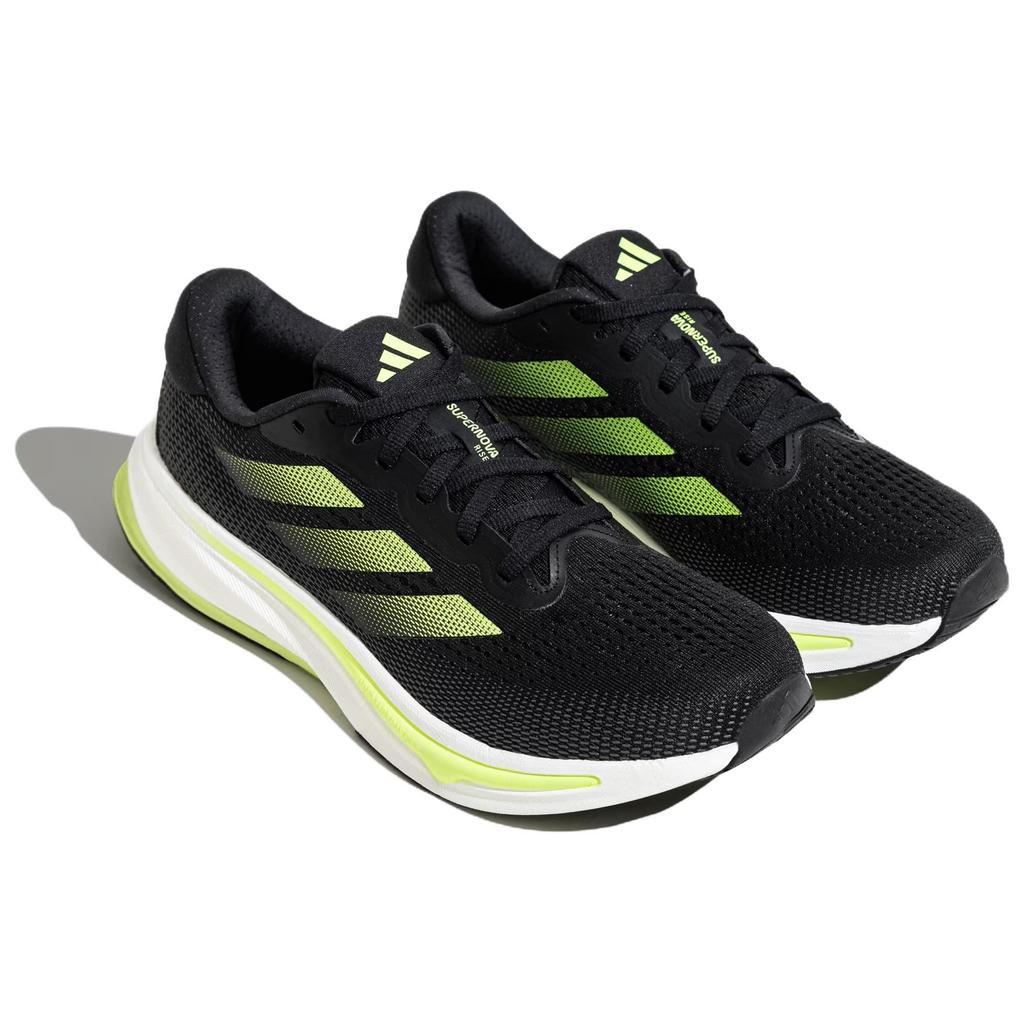 Adidas SUPERNOVA RISE Soft And Comfortable Low top Running Shoes Men's Black JH9628