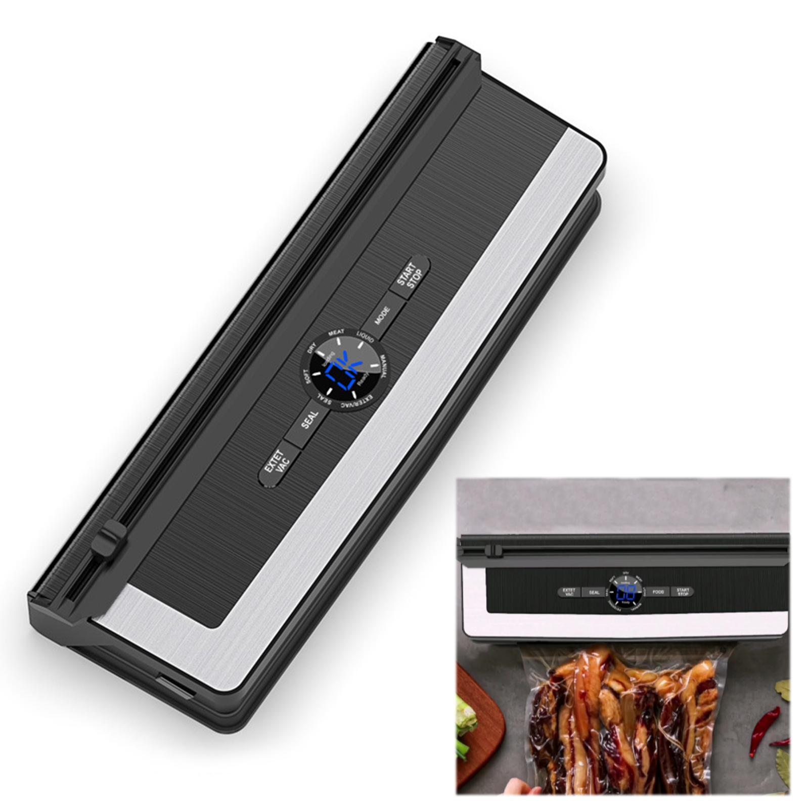 

Vacuum Packaging Machine with Built-in Cutter Full Automatic Sealing Machine Automatic Food Vacuum Sealer for Keeping Food Fresh China Mainland