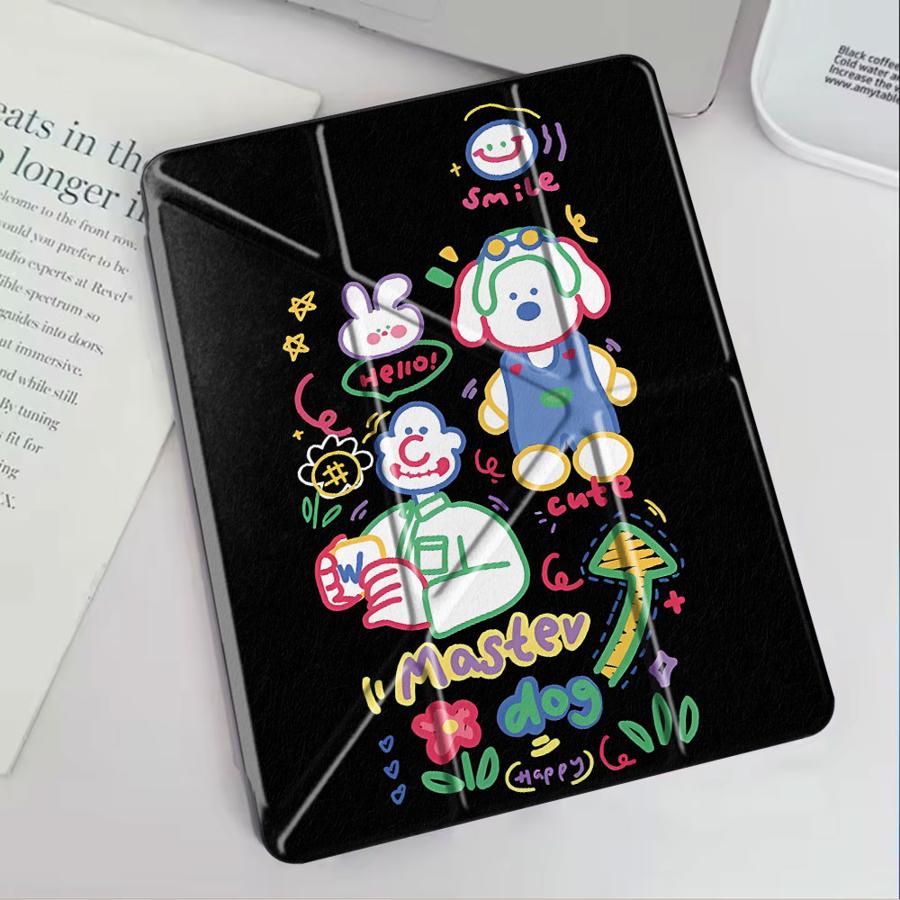 Tablet Case For iPad Mini 6 7 Pro 11th 10th 9th 8th 7th 12.9inch Pro 2025 Air 4 5 M3 M2 1 2 M4 11inch Holder Cover Cute Dog