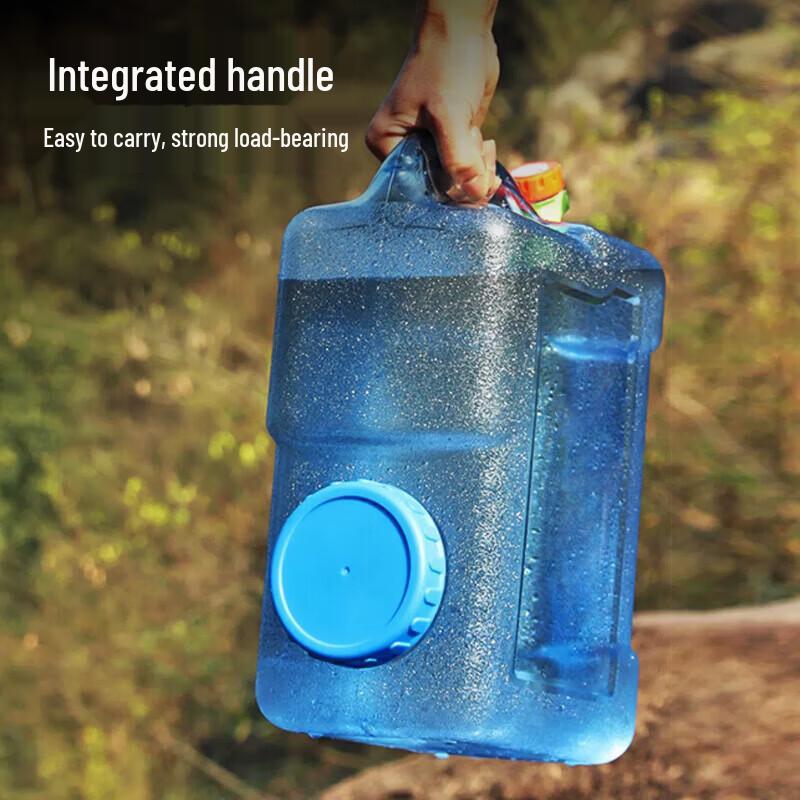 Maxcook 22L Rectangular Water Storage Bucket with Faucet