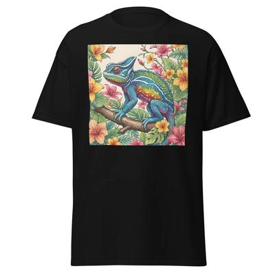 Buntes Chamäleon Unisex Klassisches T-Shirt