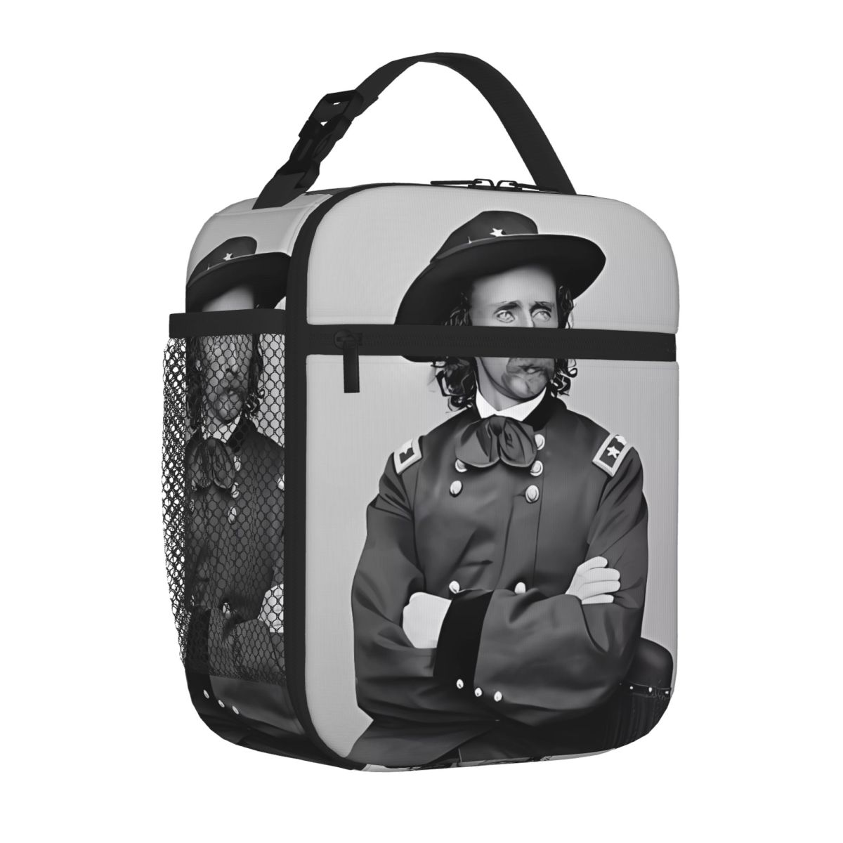Bestselling General George Armstrong Custer War Is Hell Store Soft Touch Canvas Lunch Bag Kid Outdoor Class Adult Lunch Bag One Size
