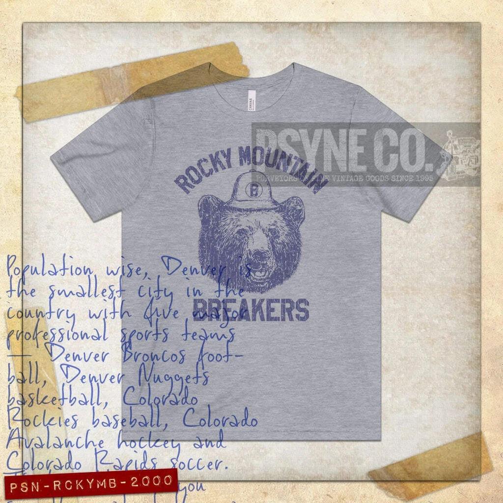 Rocky Mountain Breakers 2000 Vintage Men s T shirt L
