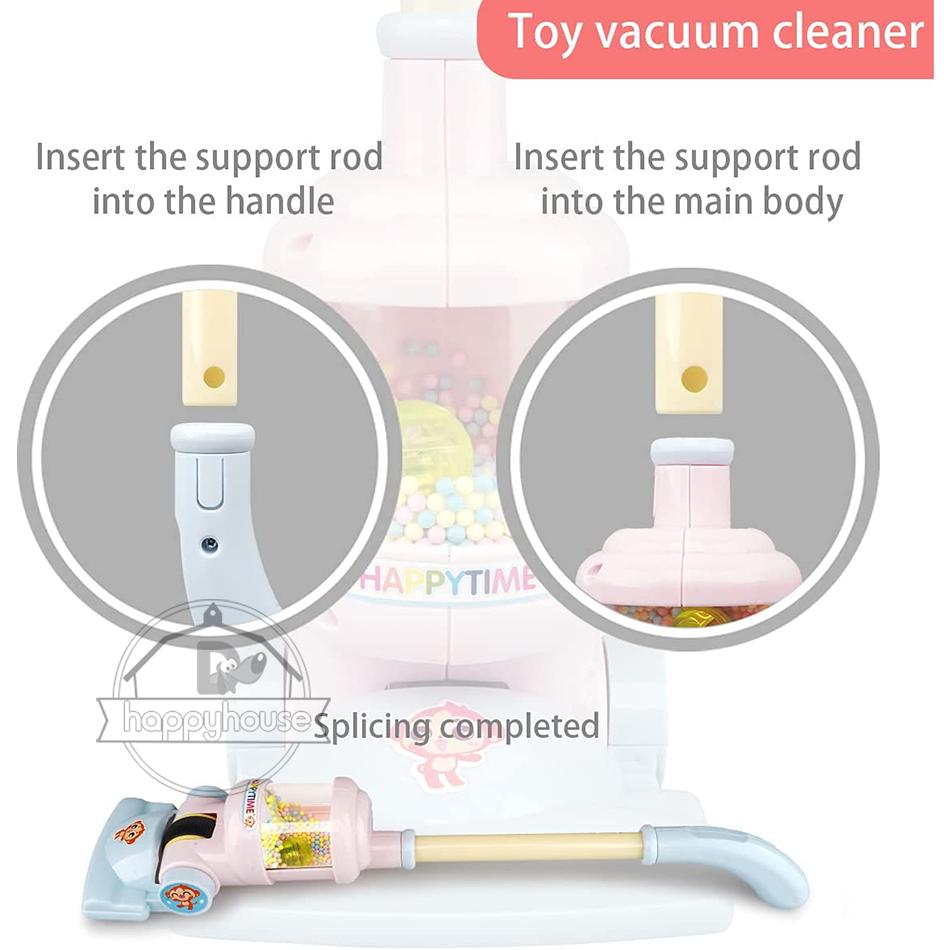 Kids Electric Mini Vacuum Cleaner Simulation Charging Housework Dust Catcher Toys for Kids Girls Educational Pretend Play Toy