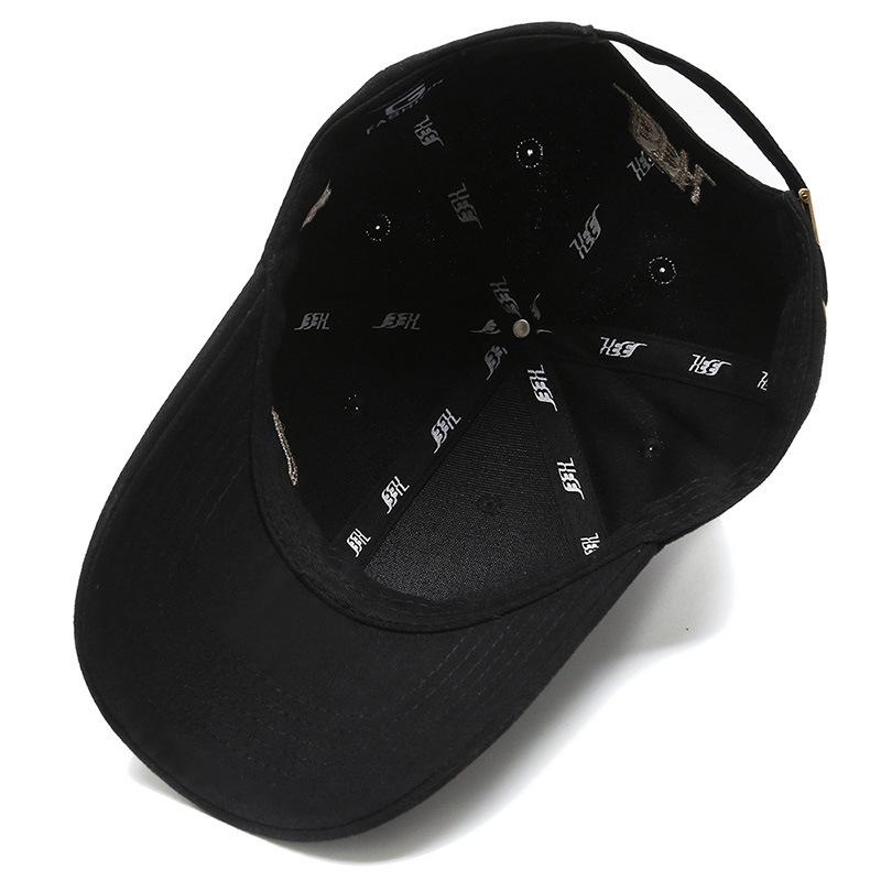 2021 new men's baseball cap embroidered sun hat versatile sun hat personalized sun hat spring and autumn fishing hat