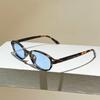 KAMMPT Vintage Oval Sunglasses Men 2026 New Simple Solid Color Casual Shades Women Trendy Brand Design Korean Style Sun Glasses