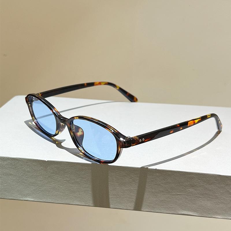 KAMMPT Vintage Oval Sunglasses Men 2026 New Simple Solid Color Casual Shades Women Trendy Brand Design Korean Style Sun Glasses