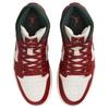 Jordan Zapatillas de Baloncesto Vintage Unisex Air Jordan 1 Mid top Rojo Blanco Jordan DQ8426-105
