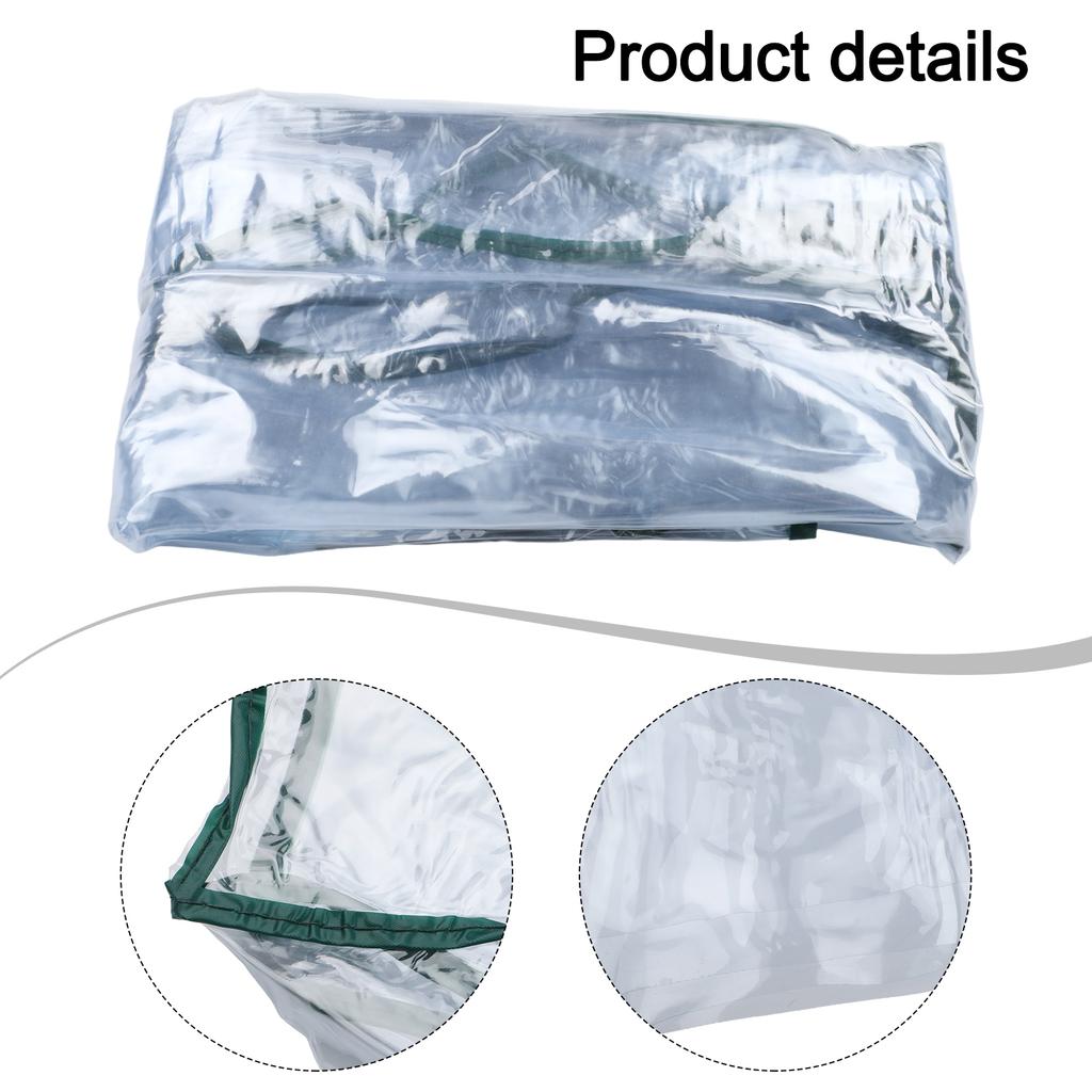 Balcony Patio 120 60 60cm Clear Green House Cover Flower House Cover UV-resistant Waterproof Weather-resistant Clear Tent