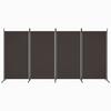 VidaXL Cloison de Séparation 4 Panneaux Séparateur de Pièce Pliable Diviseur Écran d'Intimité Paravent Décoration Salon 350263