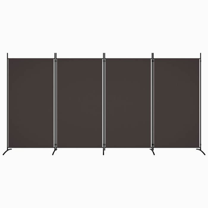 VidaXL Cloison de Séparation 4 Panneaux Séparateur de Pièce Pliable Diviseur Écran d'Intimité Paravent Décoration Salon 350263
