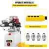 12V DC Double Acting Double Solenoid Hydraulic Power Pack 4.5L Tank