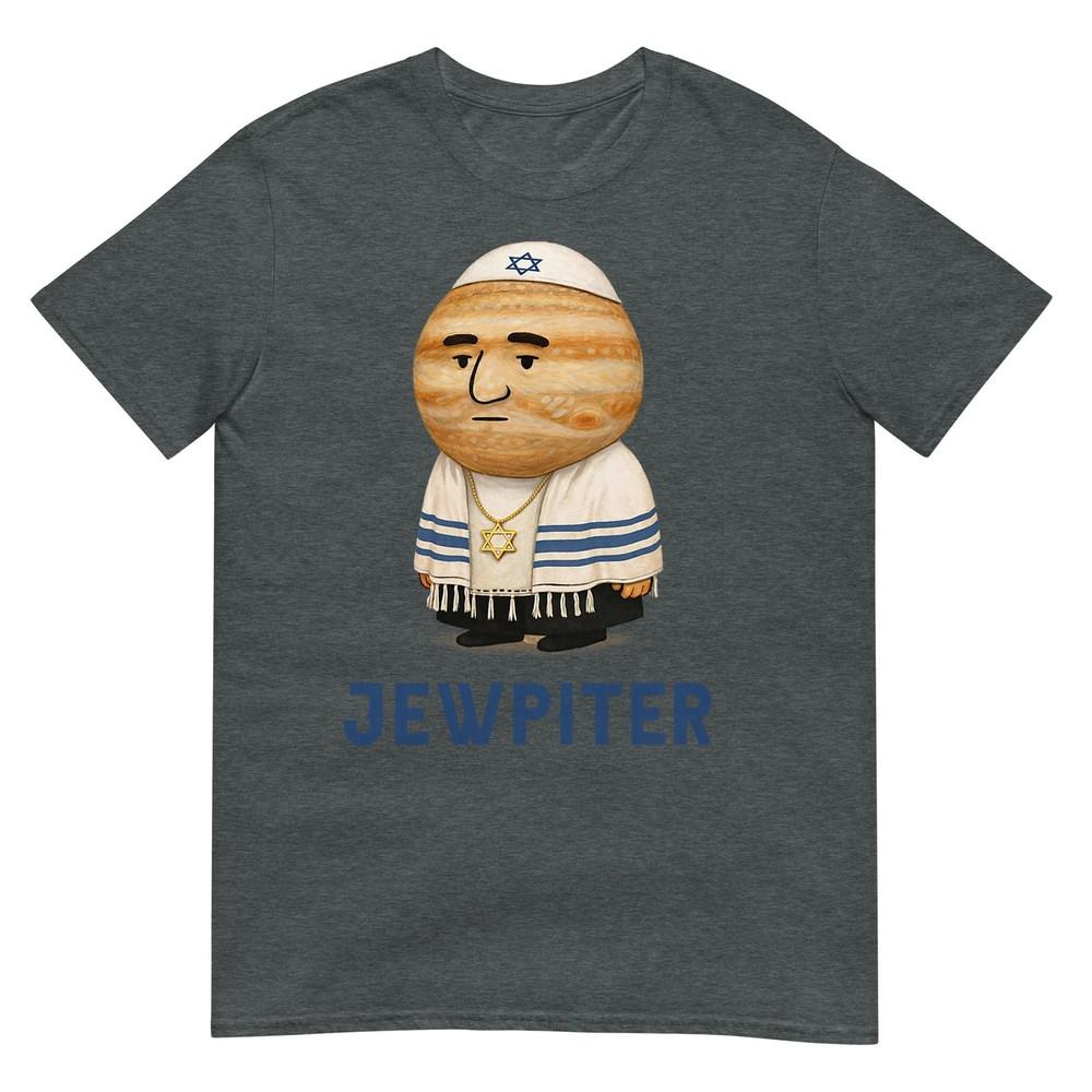 Jüdischer Humor Chanukka Israel Israelischer Jewpiter Hebräische Witz T-Shirt