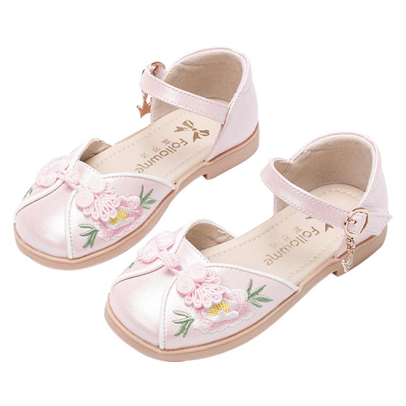 Girls  Chinese Style Embroidered Princess Sandals 29