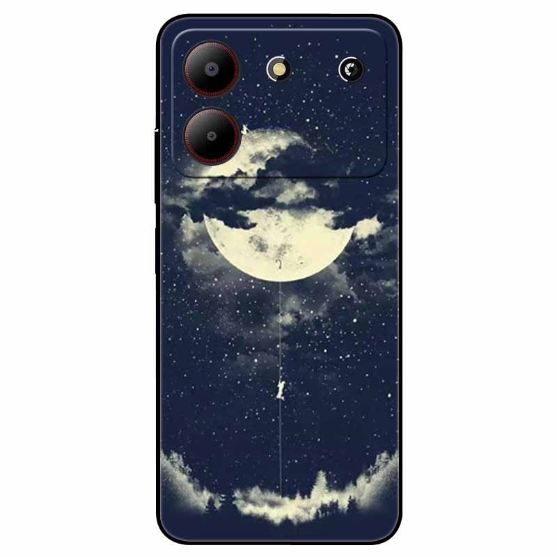 For ZTE Blade A54 4G Case Shockproof TPU Soft Silicone Phone Covers for ZTE Blade A 54 Funda Painted on for BladeA54 Luxury Capa