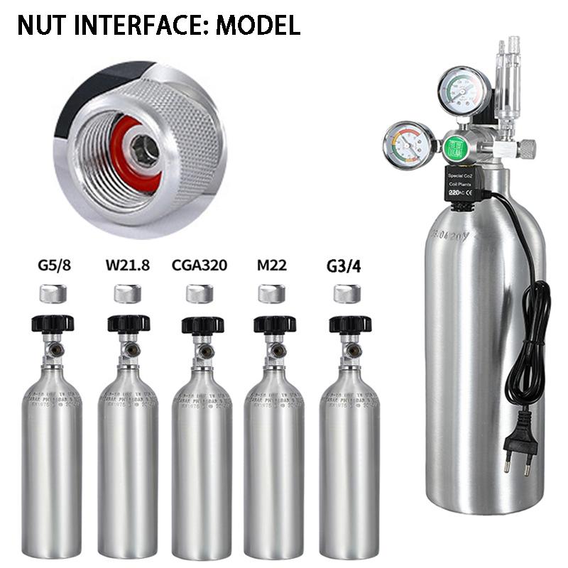 Aquarium DIY CO2 regulator Solenoid Bubble Counter CO2 control system reaction waterproof fish tank CO2 Pressure reducing valve