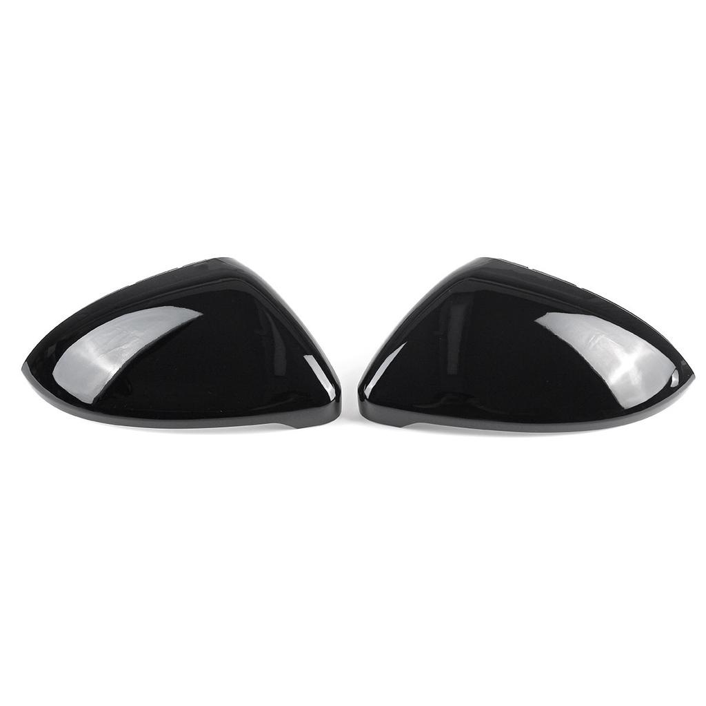 Gloss Black Side Mirror Cover Cap Housing Shell For Volkswagen Golf 7 / 7.5 Mk7 / Mk7.5 GTI / R / GTD