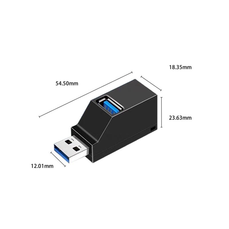 High Speed Usb 3.0 Hub Adapter Extender Mini Splitter Box 3 Port Data Transfer Usb Splitter Docking Station For Pc Laptop Parts