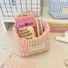 1 Open Storage Bag for Cosmetics and Miscellaneous Items Printed Cloth Bag Soft Mesh 12*10cm