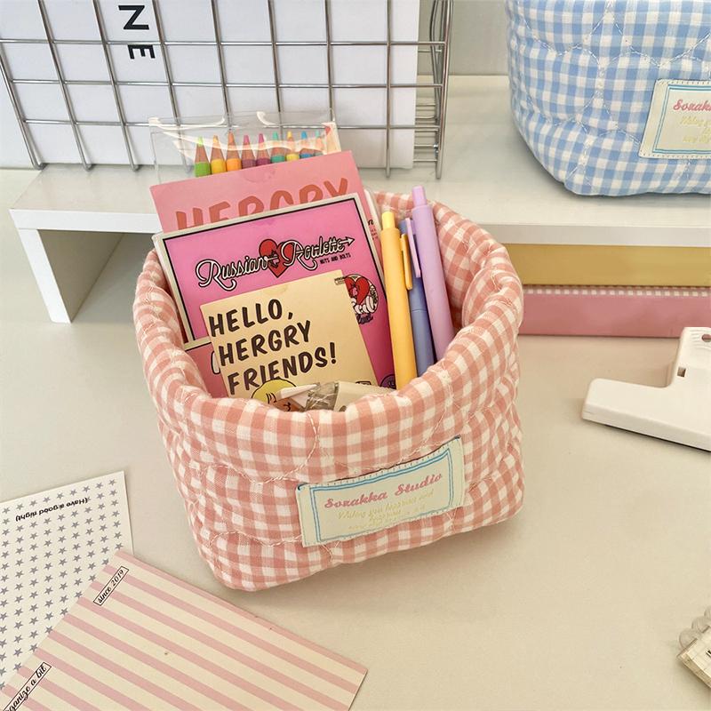 1 open storage bag for cosmetics and miscellaneous items printed cloth bag soft mesh 12*10cm