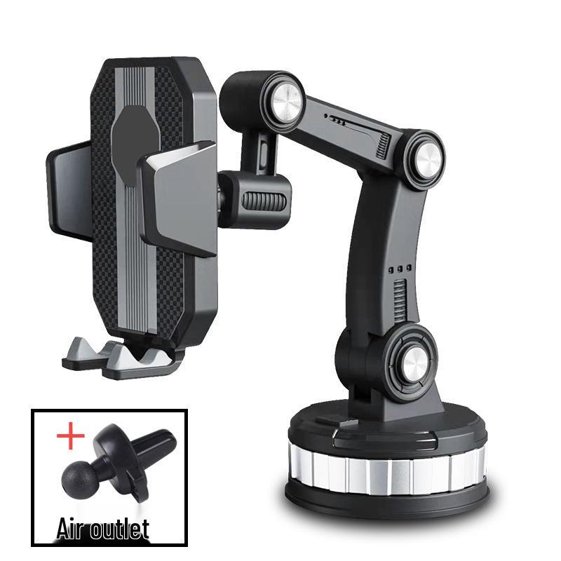 Doukuai Multifunctional Car Phone Holder with Suction Cup for Windshield or Dashboard.