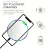 Wireless Charger Pad LED Light Fast Wireless Charging Induction Phone Holder For iPhone 17 16 15 14 13 12 Pro Max Samsung Xiaomi