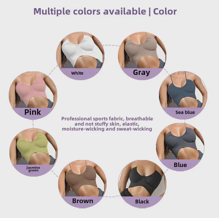 2024 Women's Summer Yoga & Fitness Bra Top: Outdoor Running Sportswear