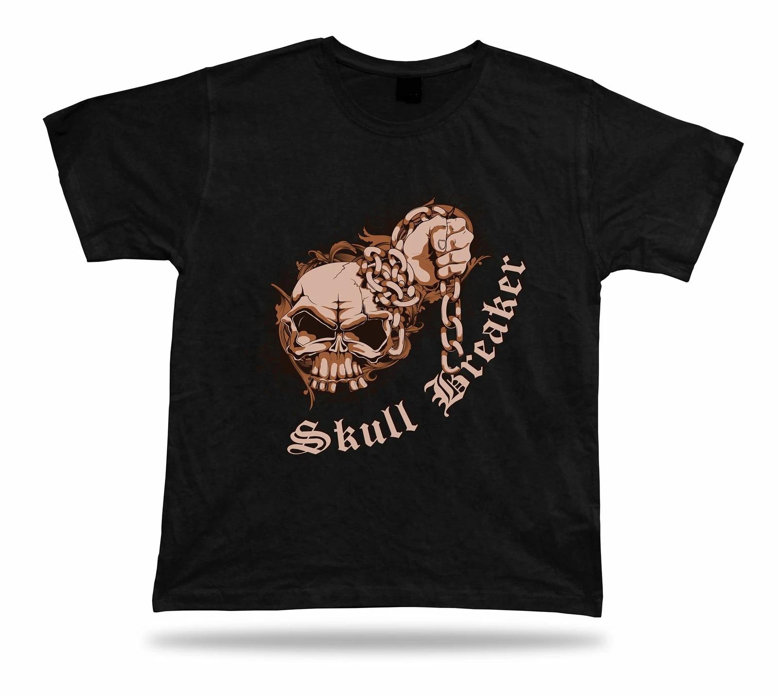 Skull breaker fashion Classic charm Apparel Soul gift T-shirt Tee tricote sale M
