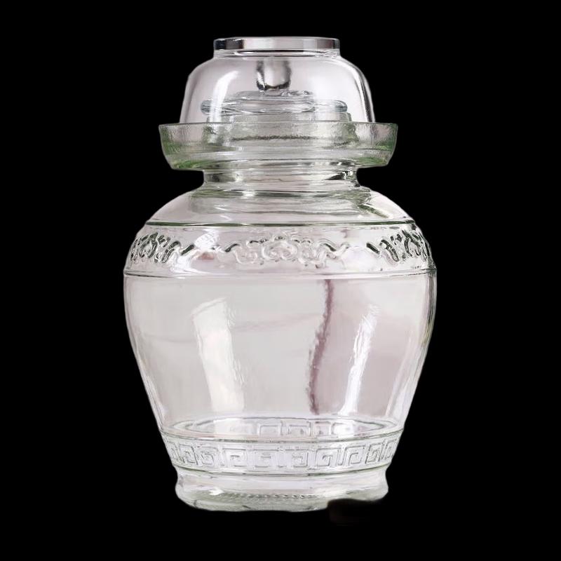 NHZHIW 20-цзинь Утолщенная стеклянная банка для хранения