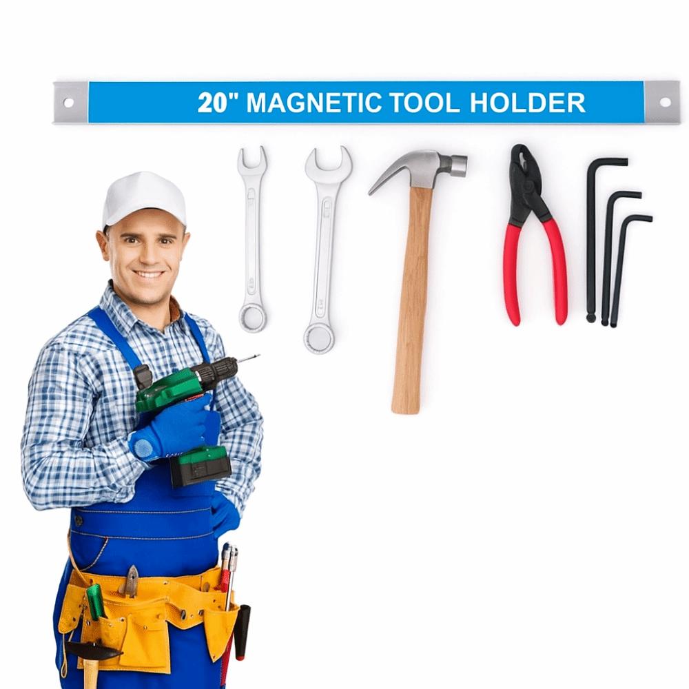Strong Magnetic Space Efficient Holder Heavy Duty Metal Tool Holder Tool Storage Strip  Home Use