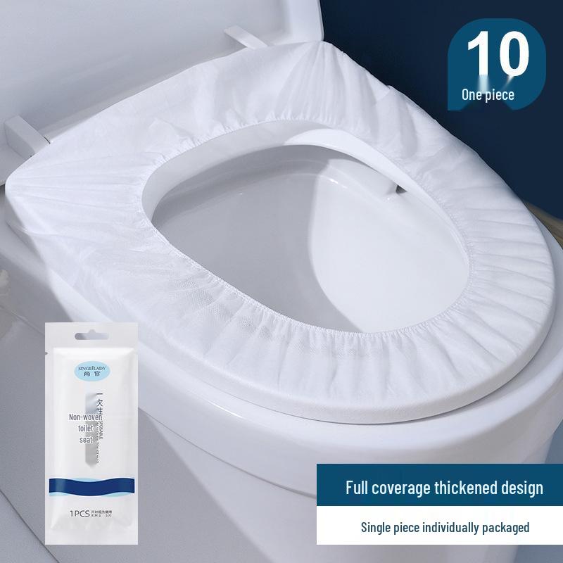 Waterproof Disposable Toilet Seat Covers for Travel & Maternity, Anti-Dirty, Single Piece