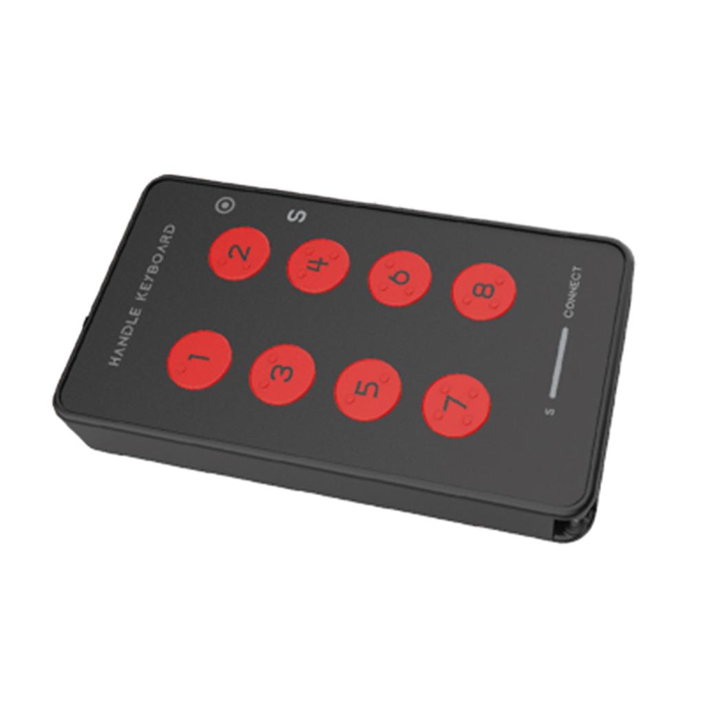 USB Custom Palm Keyboard Multi functional Programmable Keypad Bluetooth Recording Gaming Office Copy Paste Shortcut